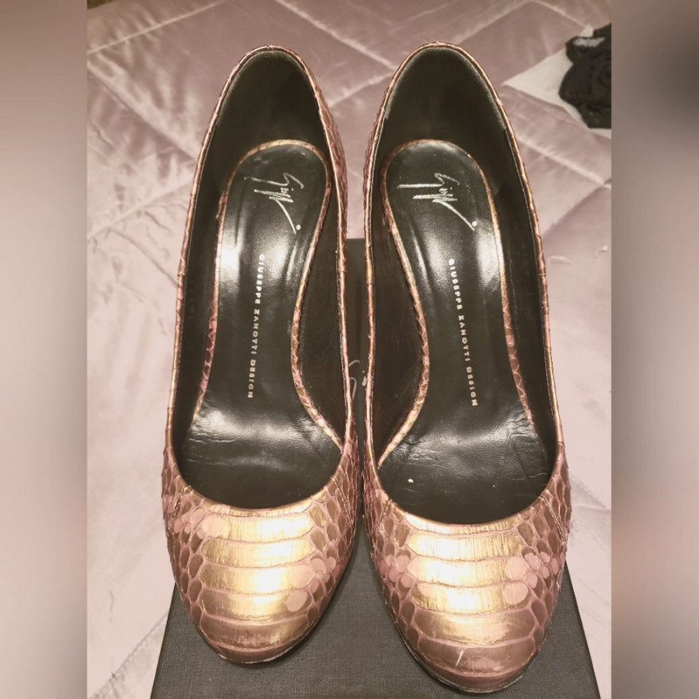 Giuseppe Zanotti snakeskin heels